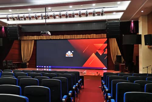 讯维4K分布式可视化系统成功应用于河南某市单位会议厅