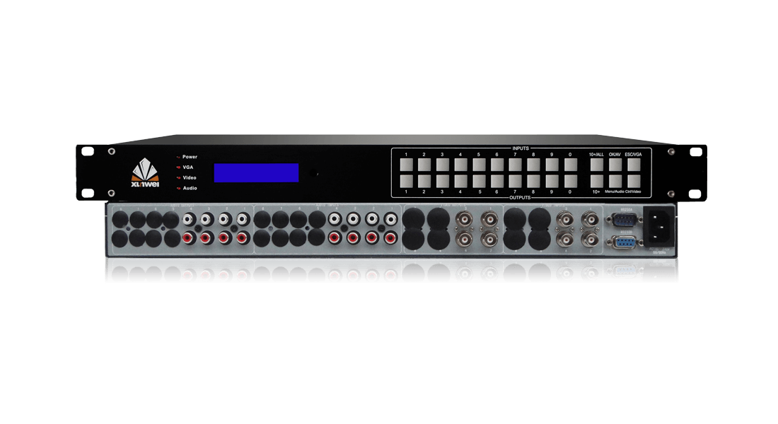 4路音视频矩阵切换器