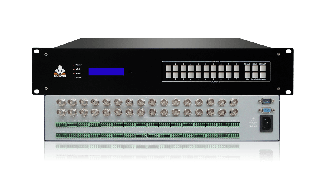 16路音视频矩阵切换器