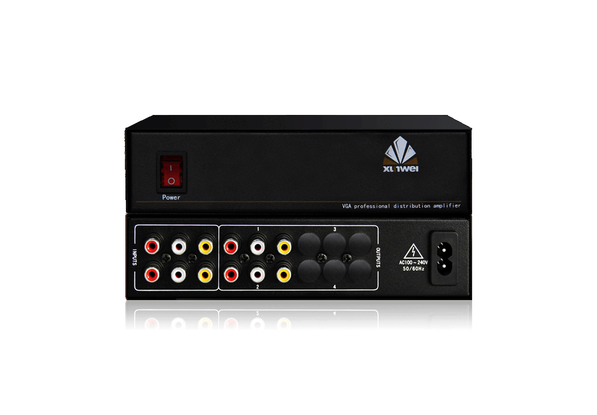 1进2出音视频分配器