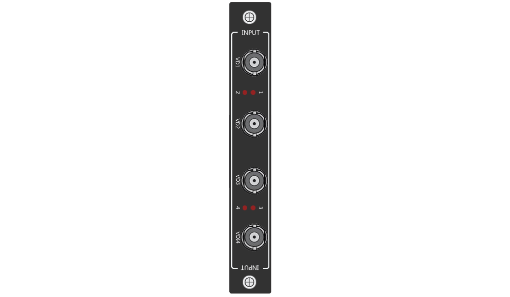 四路CVBS输入板卡